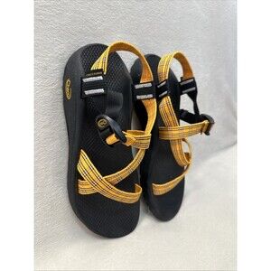 Chaco Cloud Sandals Z/2 Classic Womens 11 Gold Canvas Strappy Hiking Sport ECU